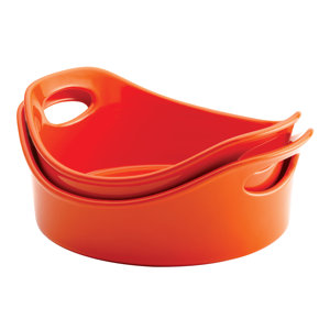 Stoneware 2 Piece Open Baking Dish Set