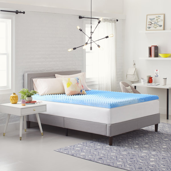 Comfort Revolution Originals Reversible Convoluted 3 Gel Memory Foam Mattress Topper Reviews