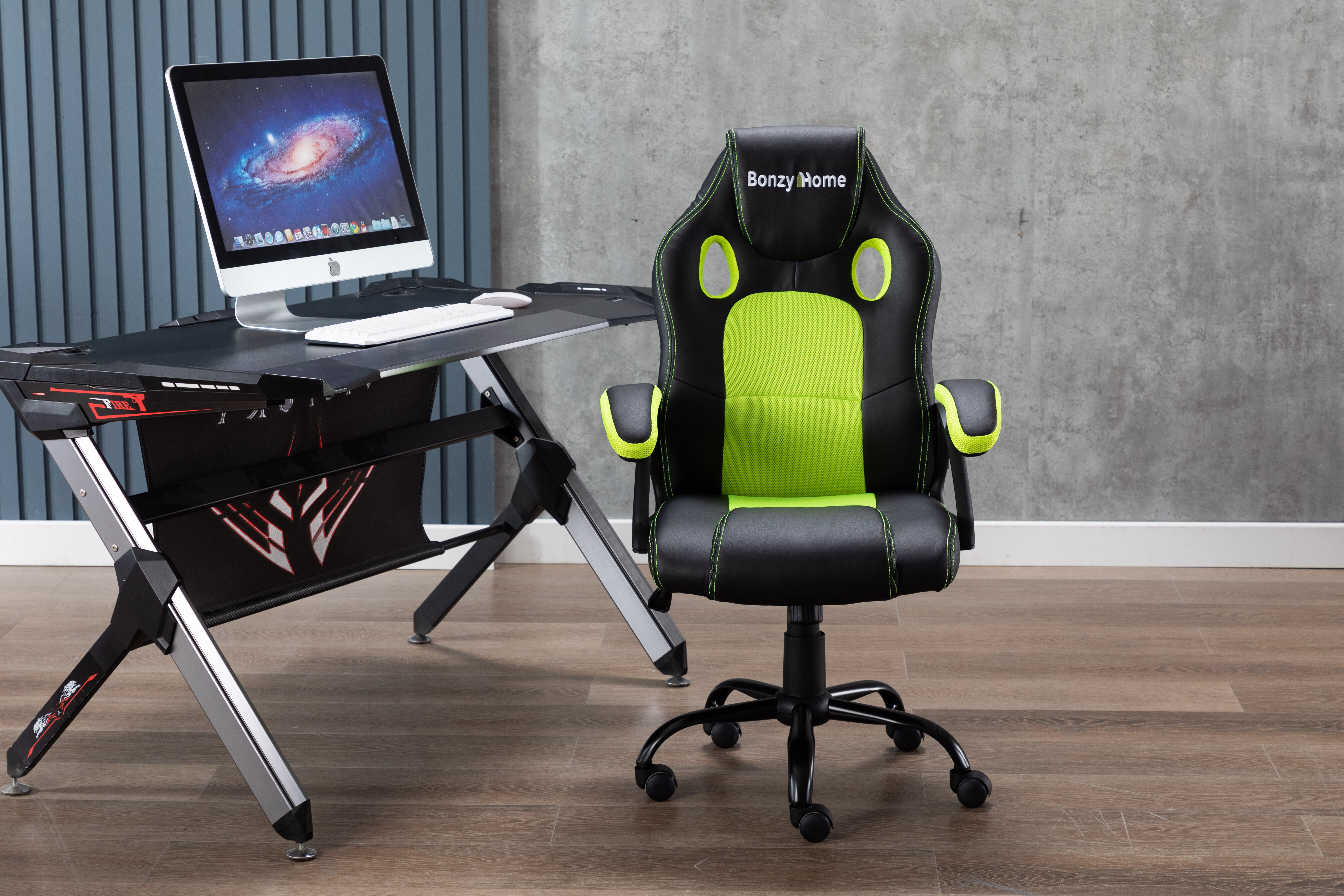 Details about   Racing Gaming Chair Ergonomic Leather Swivel Office Computer Desk Seat Massage