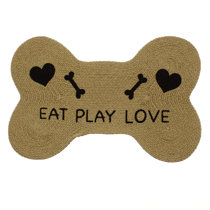plastic dog feeding mat