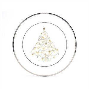 Palace Christmas Platinum Holiday Accent Plate (Set of 4)