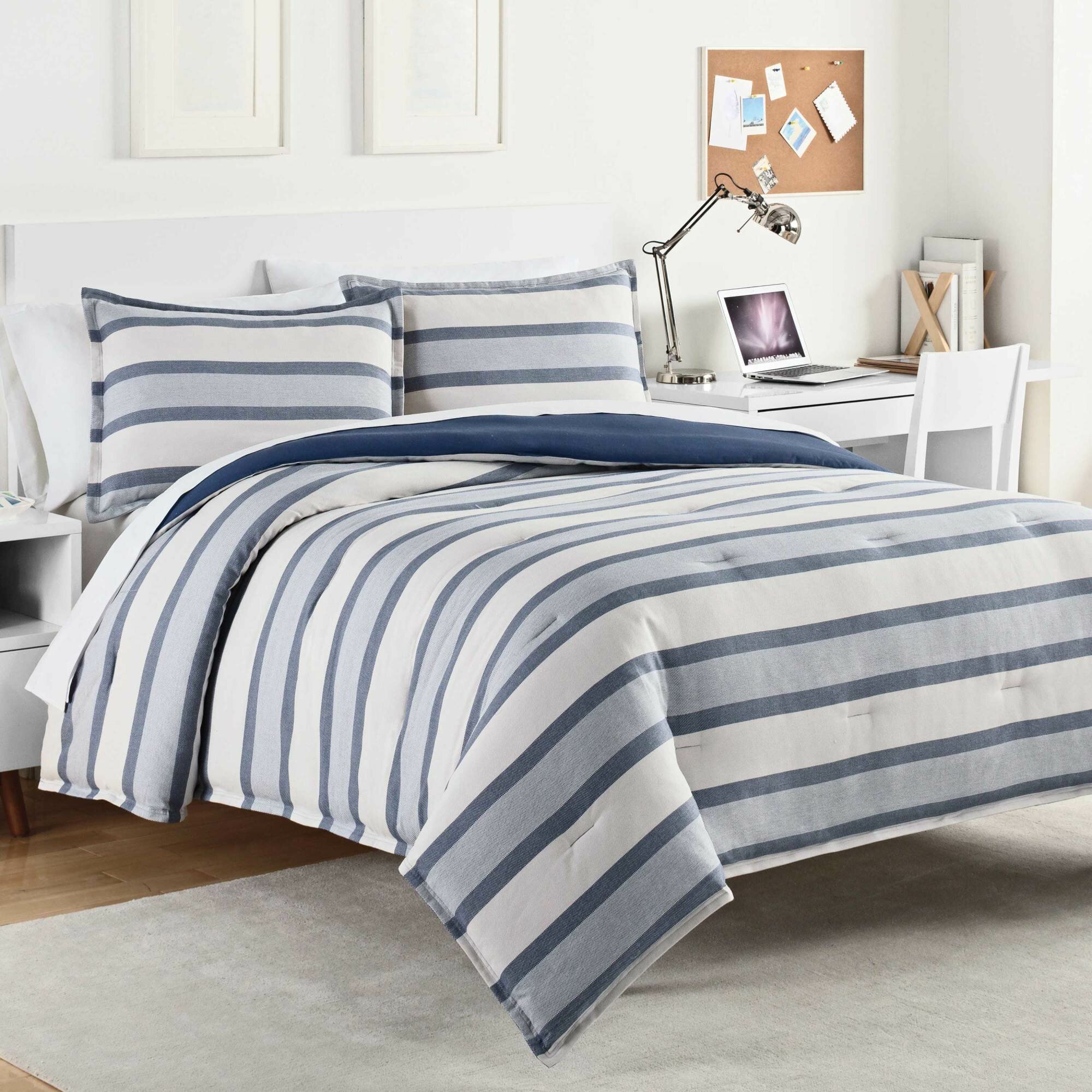 Izod Kenton Reversible Comforter Set Reviews Wayfair