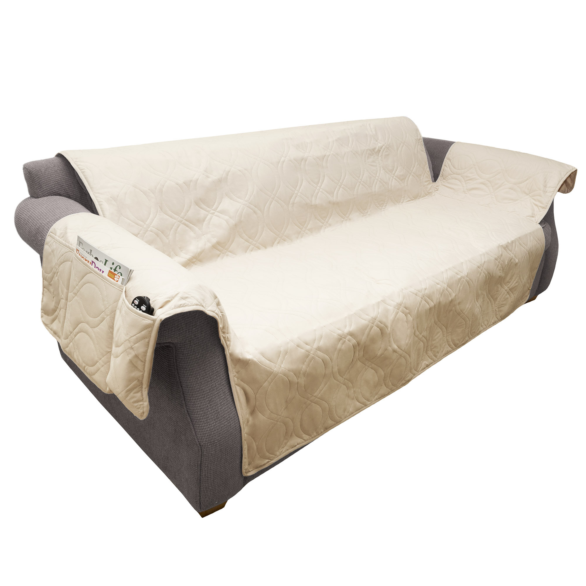Waterproof Box Cushion Sofa Slipcover Waterproof Box Cushion Sofa Slipcover