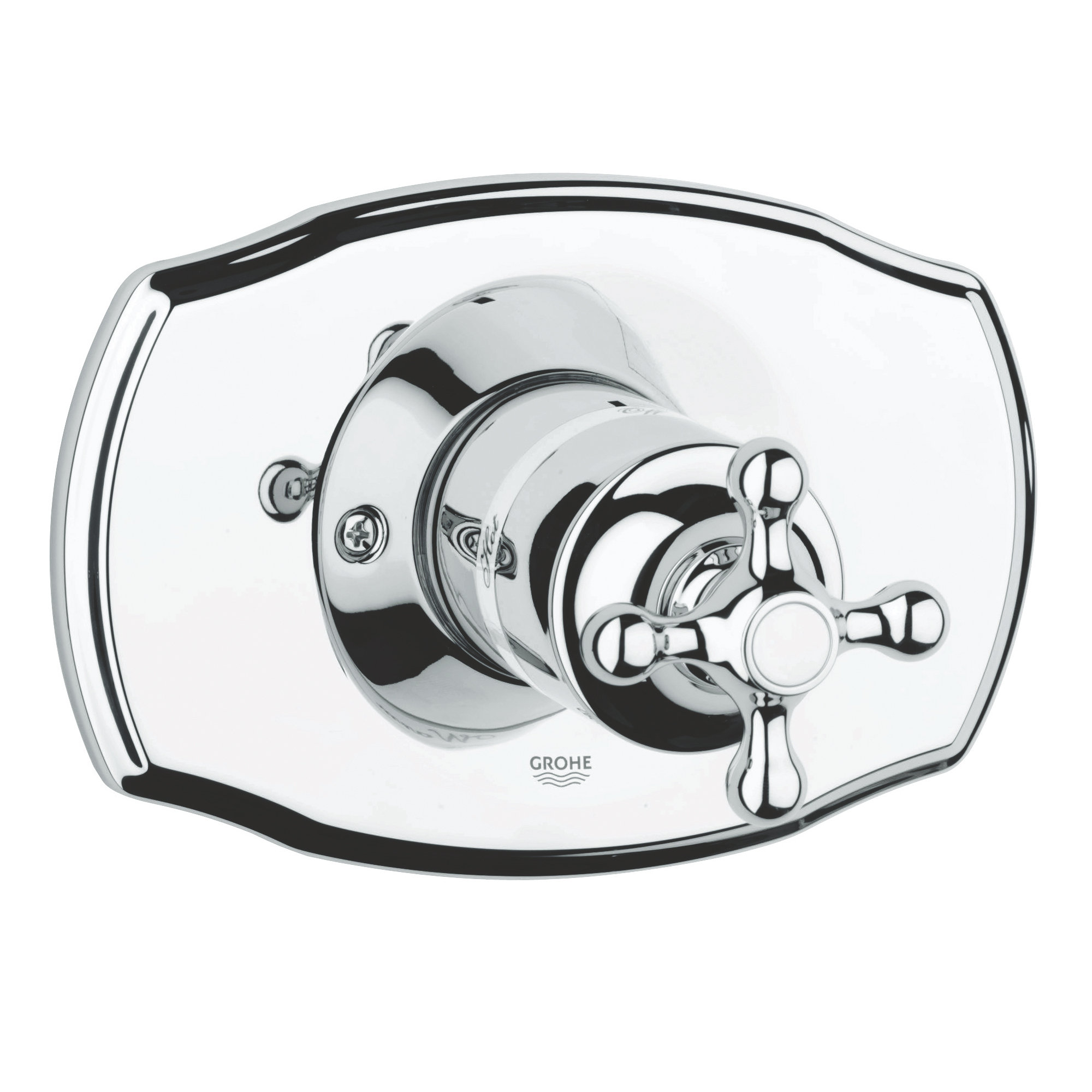 Grohe Seabury Pressure Balance Shower Faucet Trim With Cross