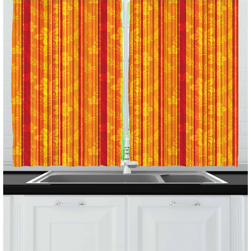 East Urban Home Kitchen Curtains Kitchen Curtain Wayfair