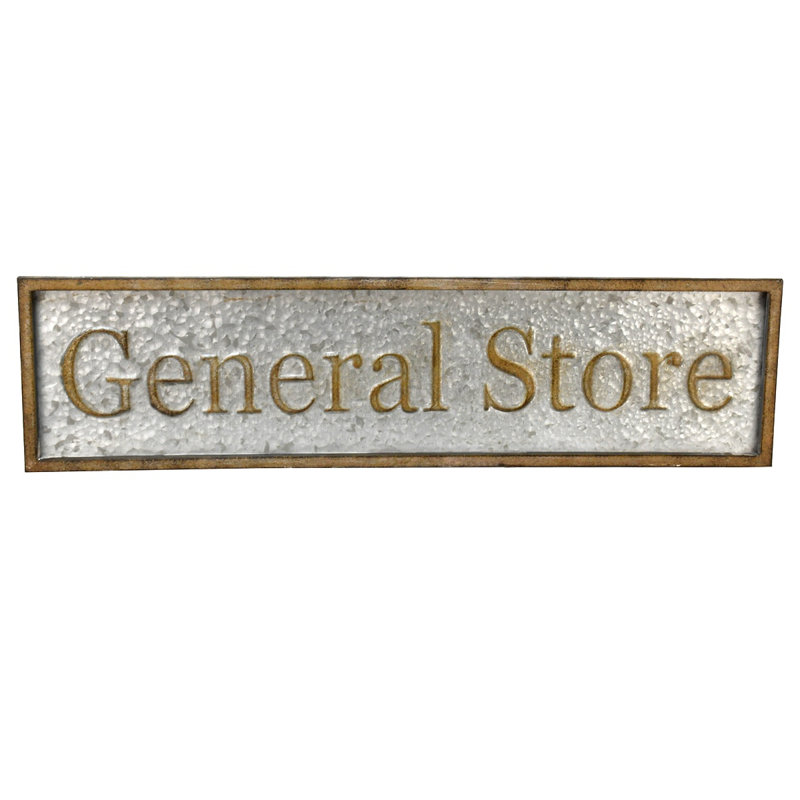 Millwood Pines Joanne Metal General Store Kitchen Barn Garage Wall