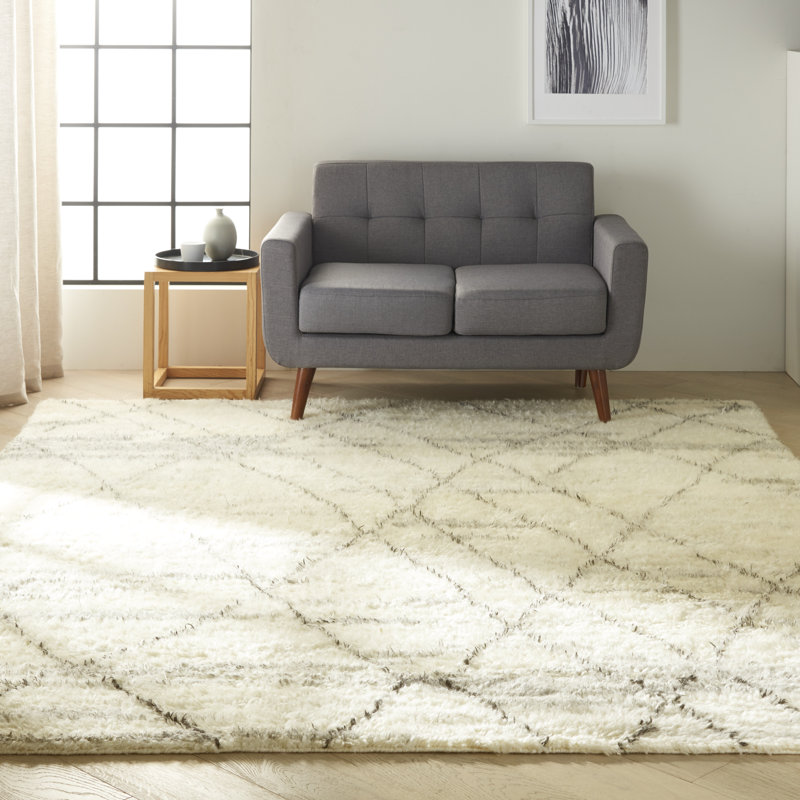 Calvin Klein San Antonio Contemporary Abstract Handmade Ivory Calvin Klein San Antonio Contemporary