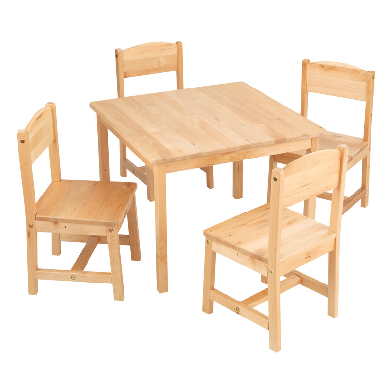 Kidkraft Farmhouse Kids 5 Piece Square Table And Chair Set Reviews