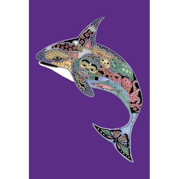 Toland Home Garden Animal Spirits Orca 28 X 40 Inch House Flag Wayfair