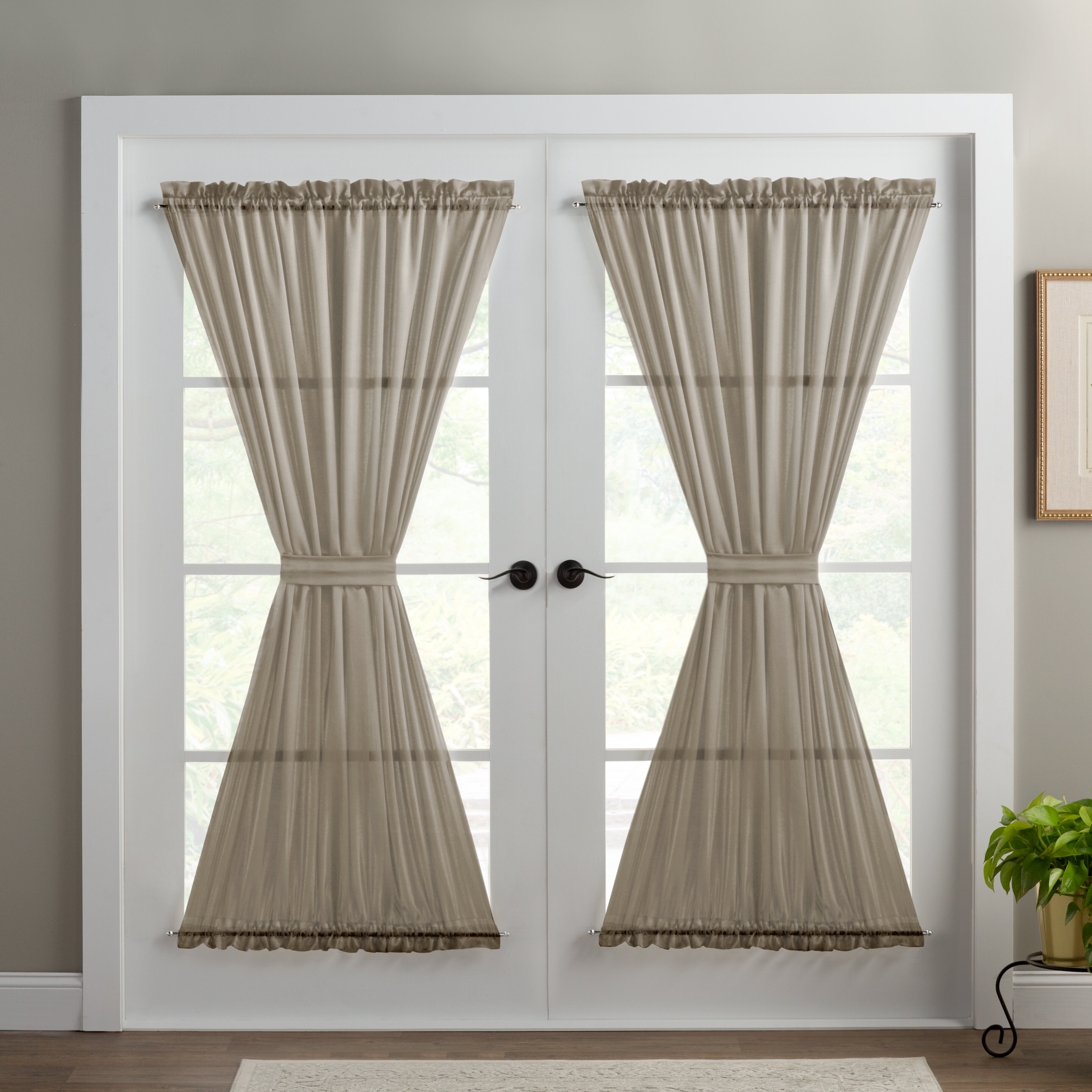 Wayfair Basics Solid Room Darkening Thermal Rod Pocket Single Curtain Door Panel Reviews Wayfair
