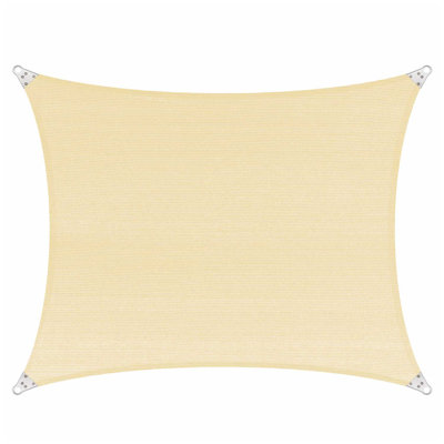 Reinforced Super Ring 15 X 21 Rectangle Shade Sail ColourTree Color Beige