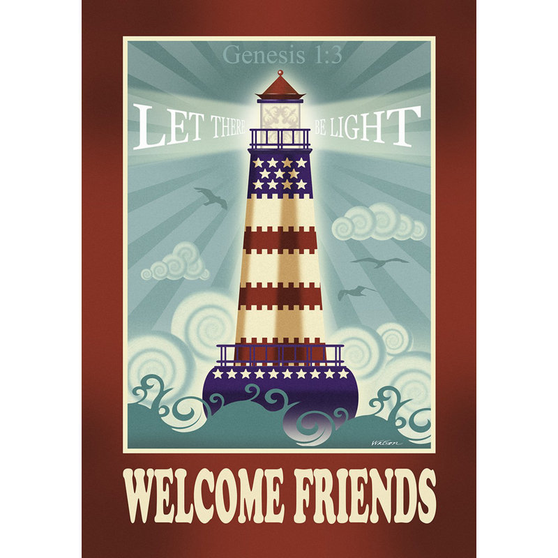 Toland Home Garden Let There Be Light Polyester Flag Wayfair