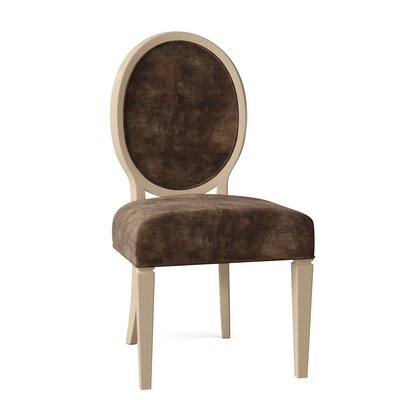 Brighton Upholstered King Louis Back Side Chair