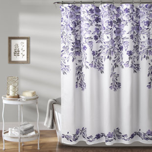 Dark Purple Shower Curtain Wayfair