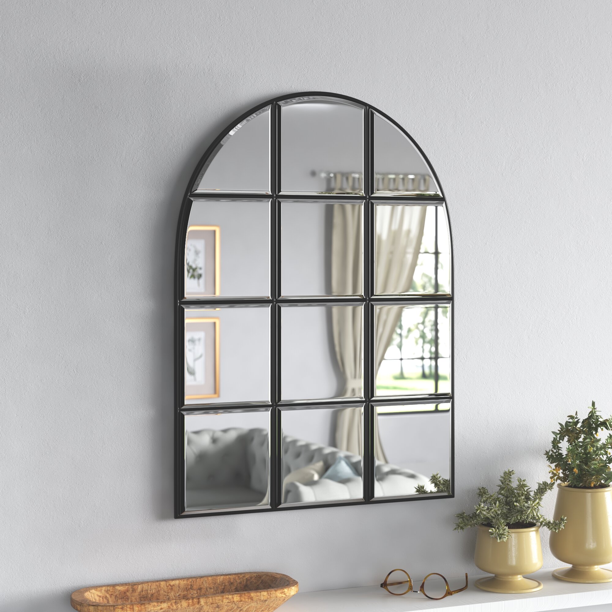 Three Posts™ Frasier Arch Wall Mirror & Reviews | Wayfair