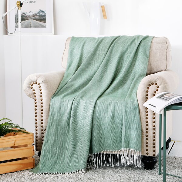 Soft Comfortable Cashmere-Like Woven Throw 50" x 70" Holiday Gift 