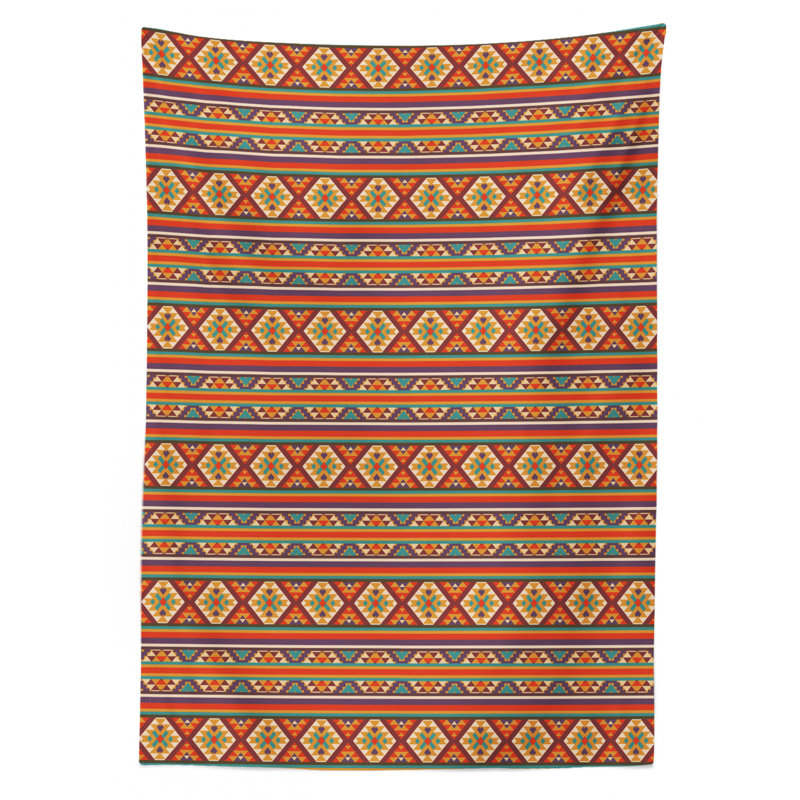 East Urban Home Ambesonne Colorful Tablecloth Mosaic Inspired