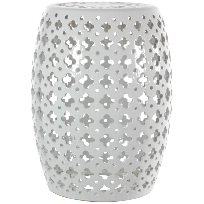 World Menagerie Sobieski Lattice Decorative Garden Stool Reviews