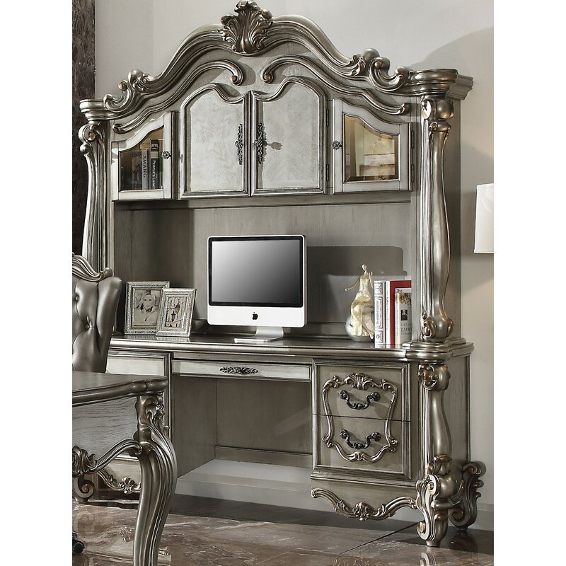 Astoria Grand Roza Credenza Desk With Hutch Wayfair