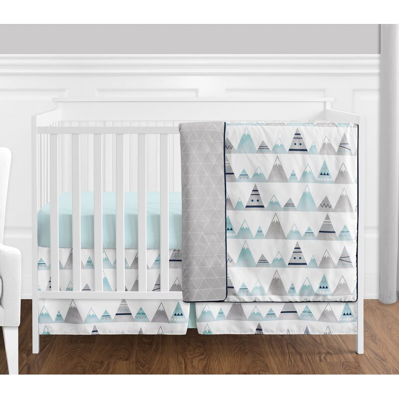 Sweet Jojo Designs Mountains 4 Piece Crib Bedding Set Wayfair