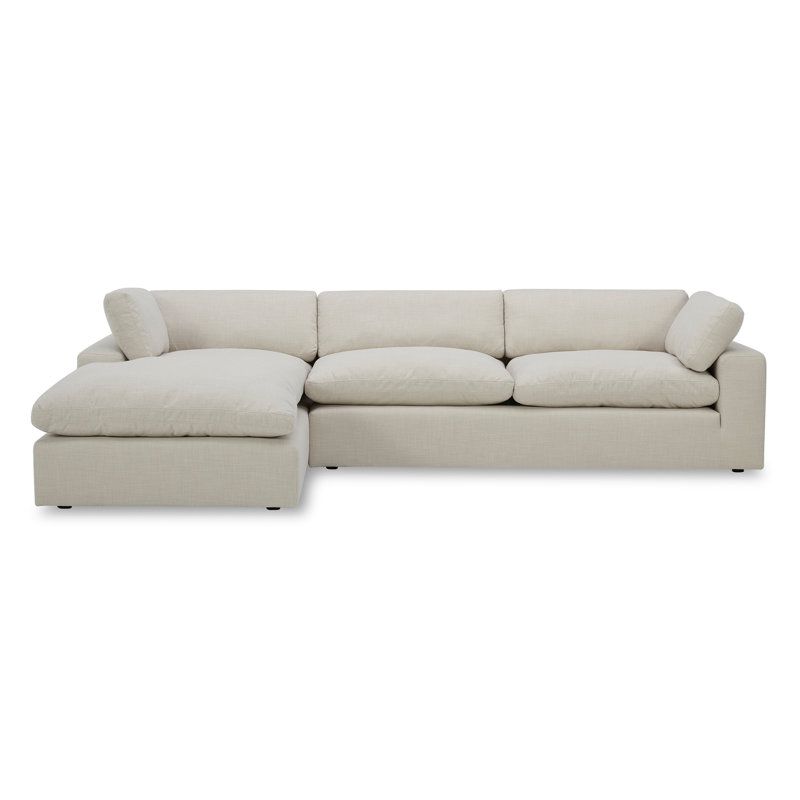 incomplete Asher Component ONLY - Asher Chaise With One Arm Orientation: Left Hand Facing, Fabric: Effie Linen Performance Linen