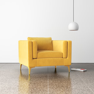 yellow armchair