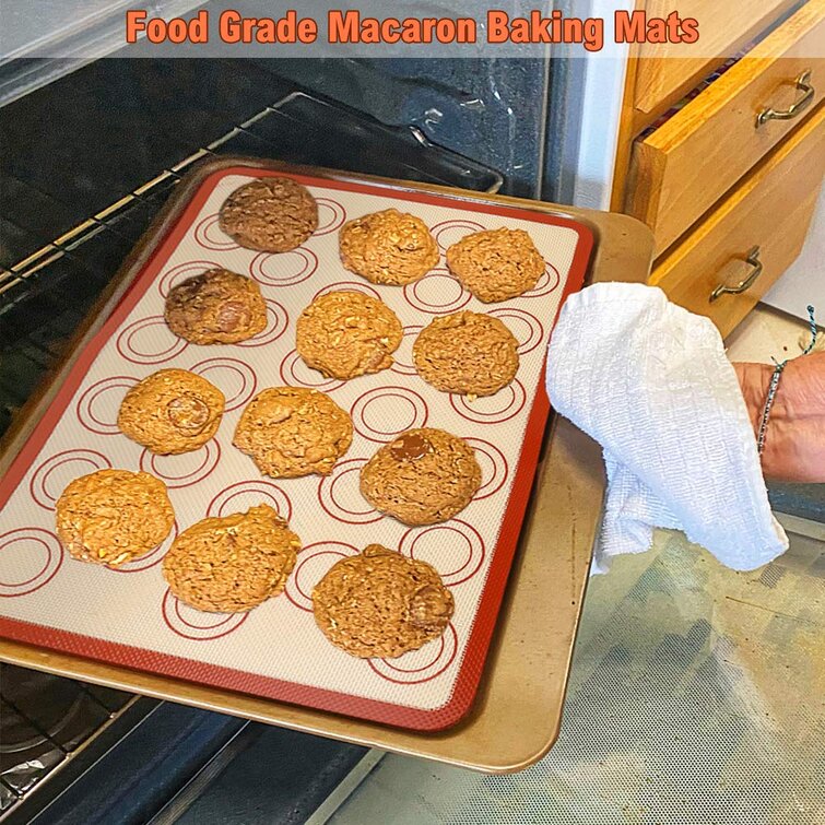 Non-Stick Silicone Macaron Baking Mat Cake Pastries Biscuits Baking Sheet 