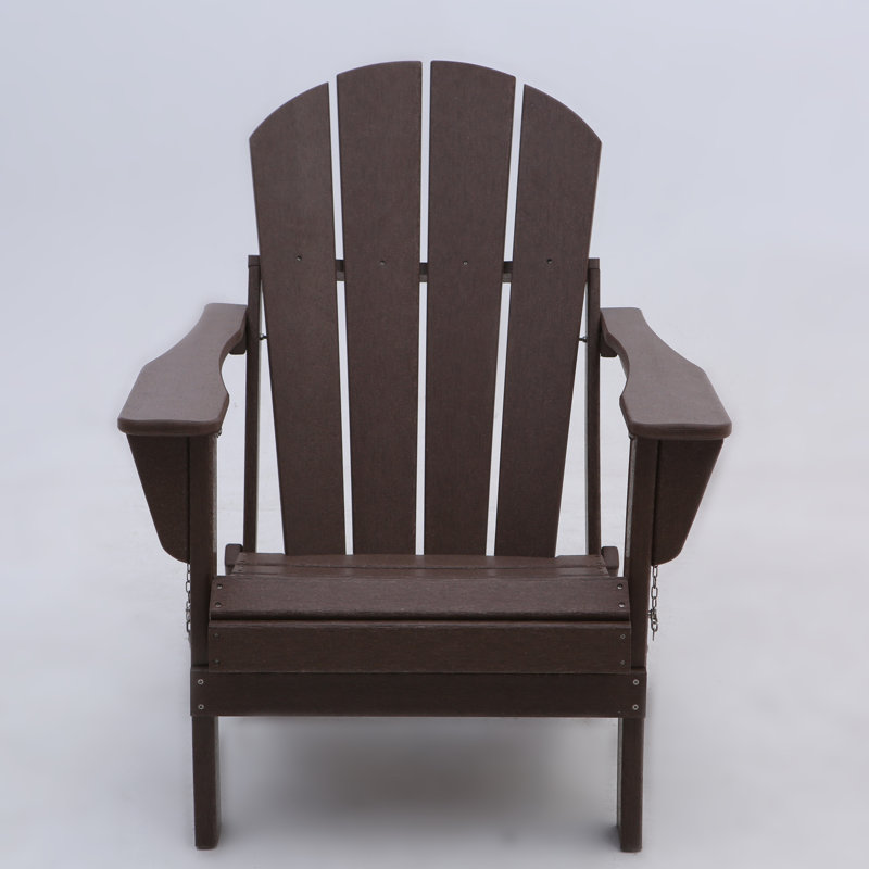 Dovecove Solid Wood Folding Adirondack Chair Wayfair