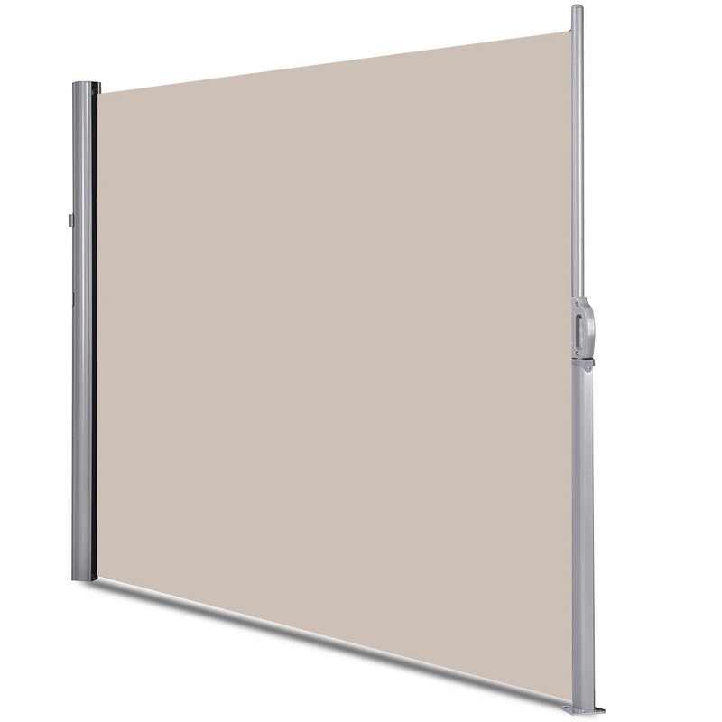 wanme Retractable Folding Side Polyester Privacy Screen & Reviews | Wayfair