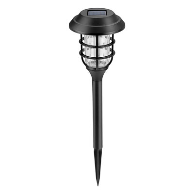 Black Solar Powered Integrated LED Pathway Light gigalumi