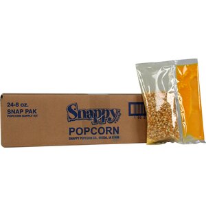 8 oz Snap Paks Popcorn Kernels (Set of 24)
