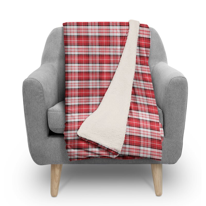 Charlton Home Mad Plaid Five Throw Wayfair