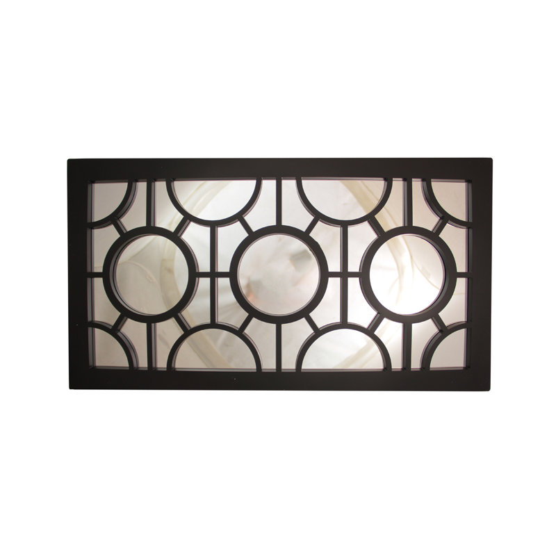 Mistana Lily Geometrical Circles Decorative Rectangular Wall