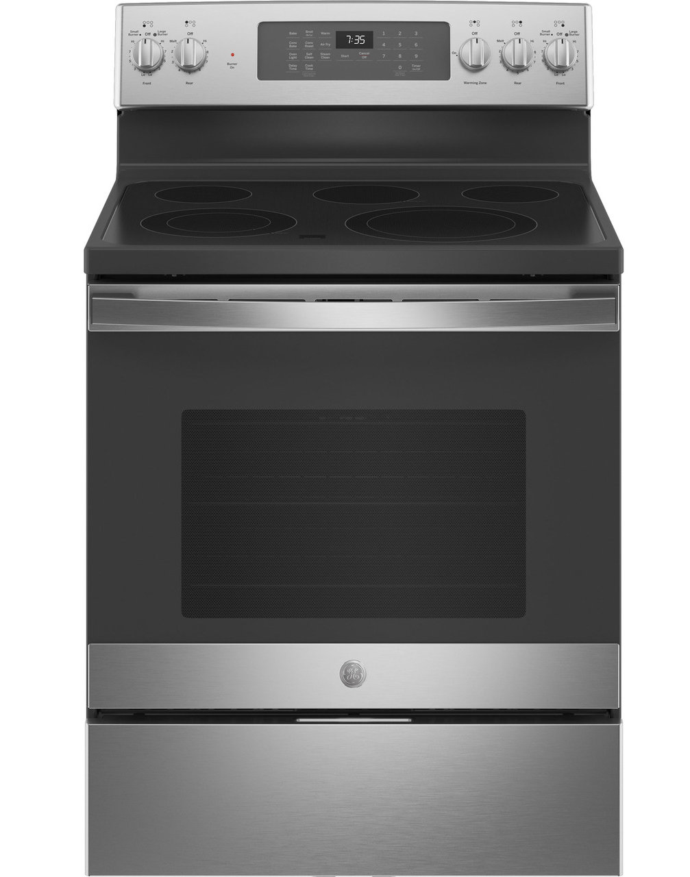 best white electric range