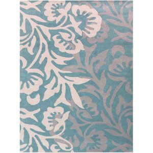 Crewe Hand-Tufted Blue Area Rug