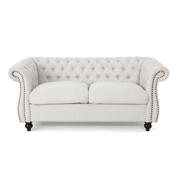 House Of Hampton Pasillas 61 75 Wide Rolled Arm Modular Loveseat Reviews Wayfair