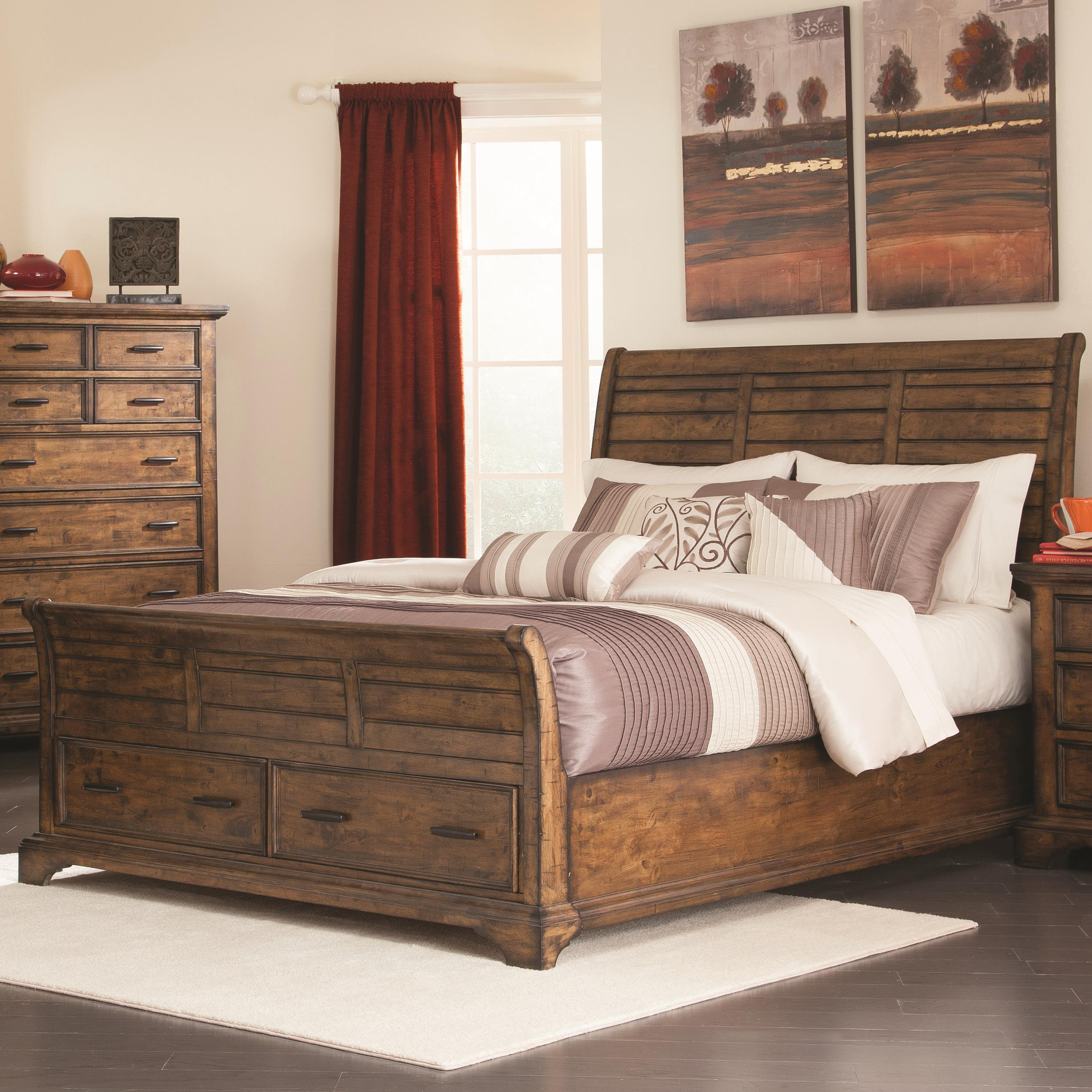 Charlton Home Canup Storage Sleigh Bed Reviews Wayfair