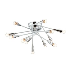 Zazu 12-Light Flush Mount