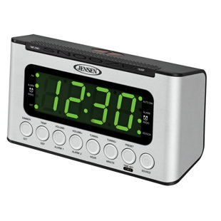 Alarm Clocks You Ll Love Wayfair Am Fm Dual Radio With Wave Sensor Tabletop Clock