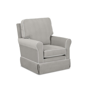 Go to store & view more images Bridgeport Swivel Glider with Contrasting Welt by Wayfair Custom Upholstery™