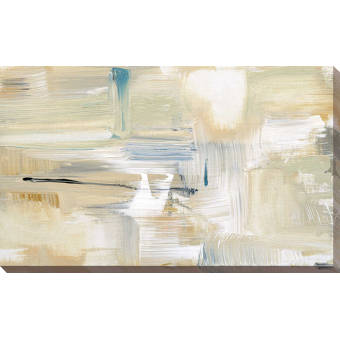 Millwood Pines Painted Rocky Mountains Acrylic Painting Print On Wrapped Canvas Reviews Wayfair