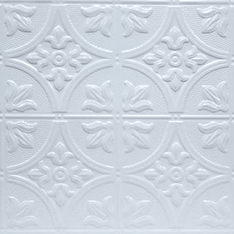 Shanko Pre Painted 24 X 24 Metal Tile In White Wayfair