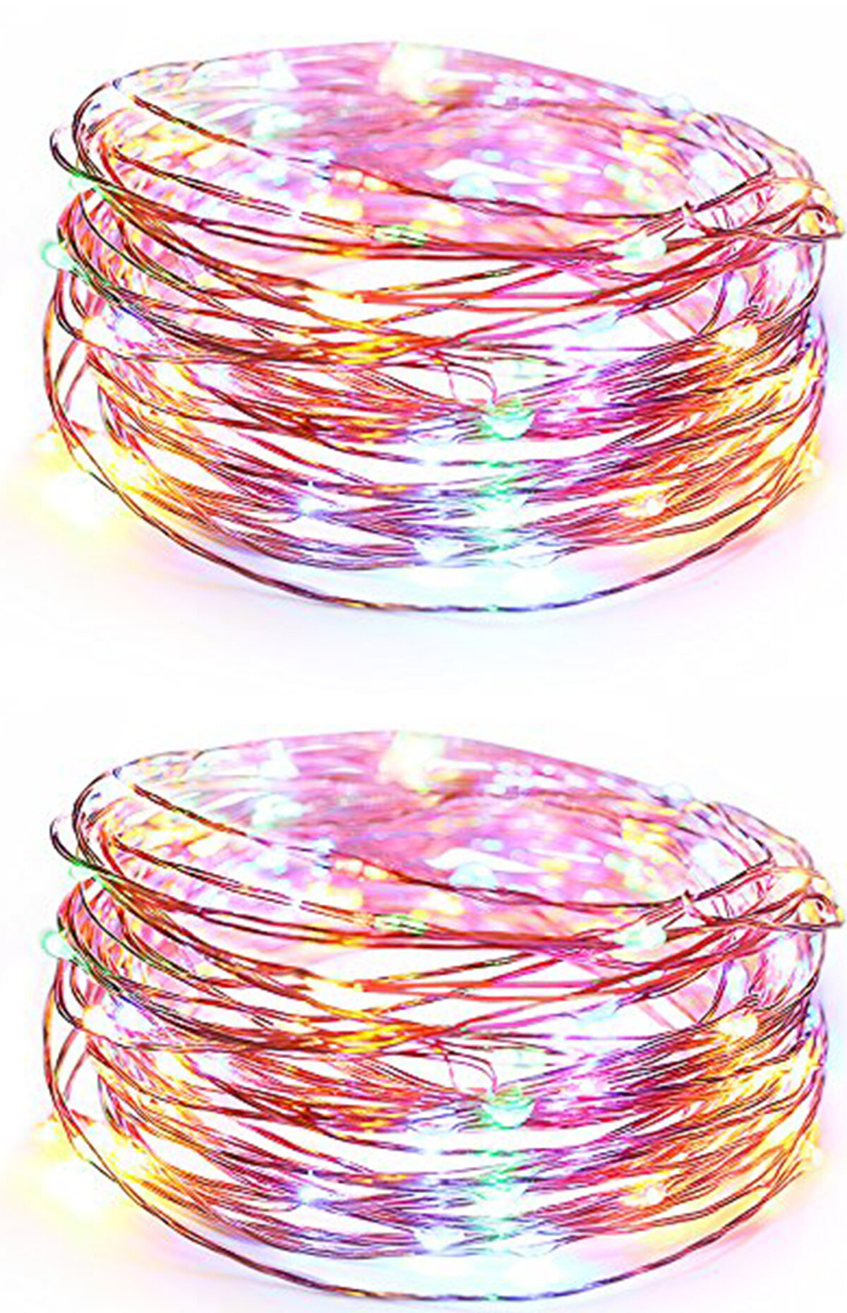 Multi-Color 100 LED 32ft Fairy String Lights Copper Wires Decor Perfect Holiday