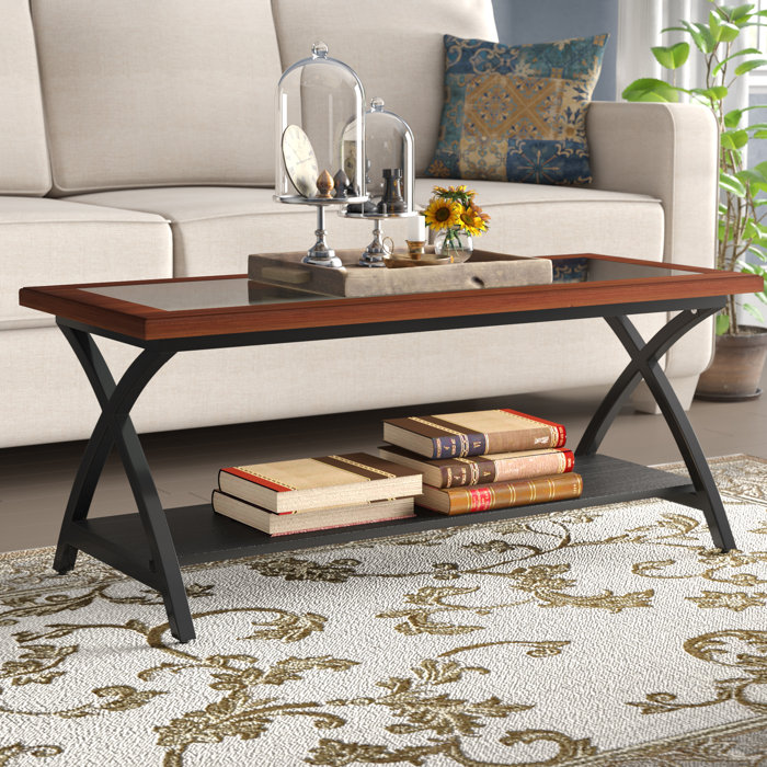 Jeannine Coffee Table With Magazine Rack Jeannine Coffee Table With Magazine Rack