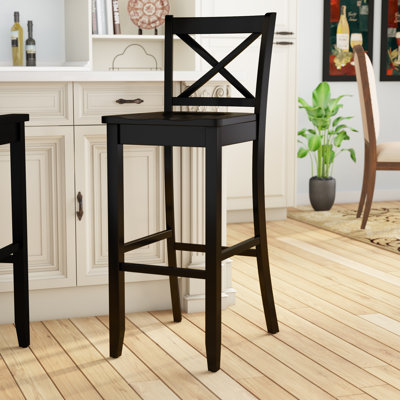 Torino X Back Stool with Sold Wood Frame