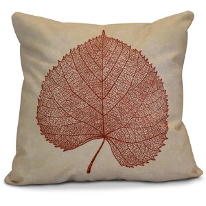 Miller Leaf Study Outdoor Throw Pillow