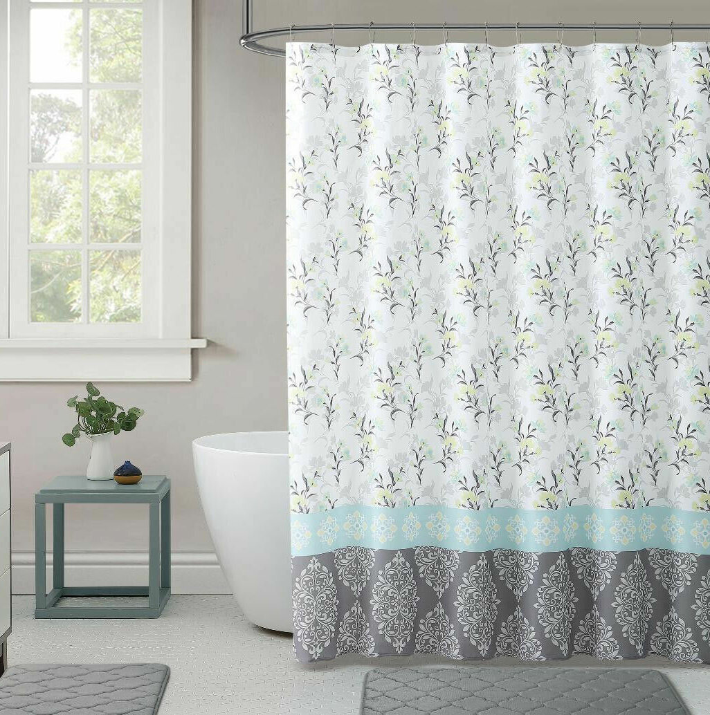 Canora Grey Celestina Floral Single Shower Curtain Wayfair