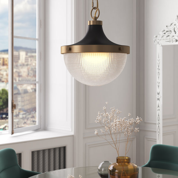 brass bowl pendant light