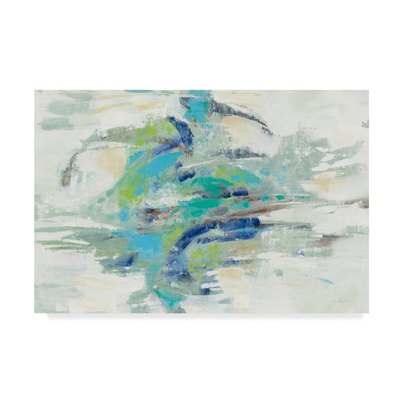 Highland Dunes River Whirlpool Acrylic Painting Print On Wrapped