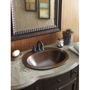 Copper Drop In Bathroom Sink Wayfair Copper Drop In Bathroom Sink Wayfair